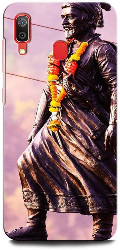 ORBIQE Back Cover for SAMSUNG Galaxy A20 SM-A205FZBGINS SHIVAJI, CHATRAPATI SHIVAJI MAHARAJ, INDIAN KING  (Multicolor, Hard Case, Pack of: 1)