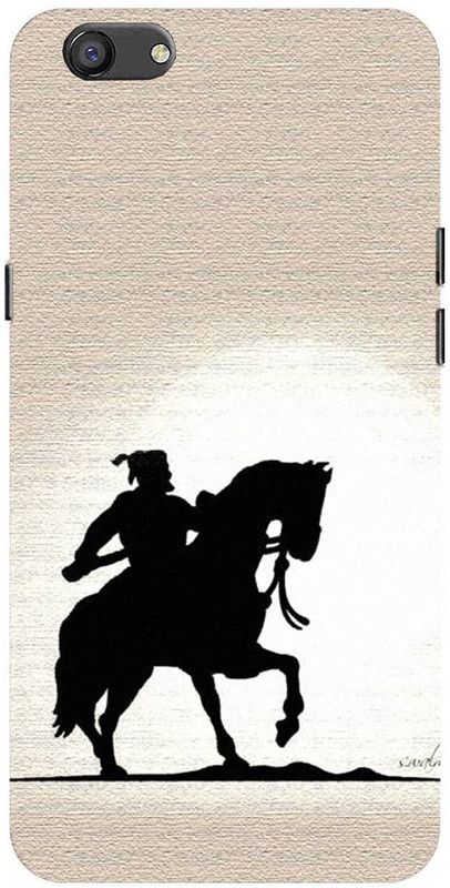 NDCOM Back Cover for Oppo F1s Shivaji Maharaj Printed  (Multicolor, Hard Case, Pack of: 1)