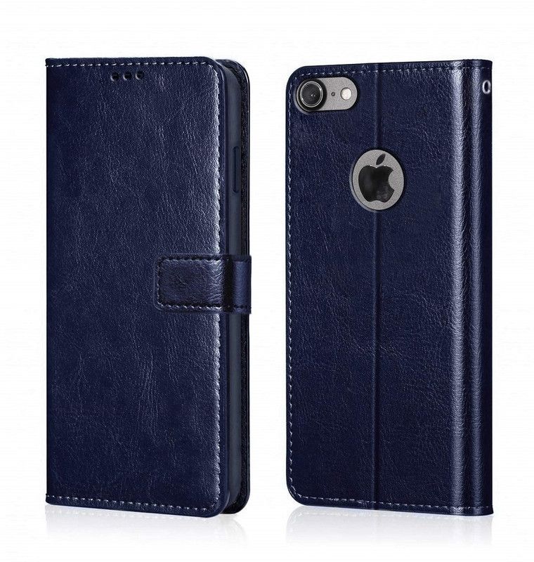 Coverage Flip Cover for Apple iPhone 6  (Blue, Magnetic Case, Pack of: 1)
