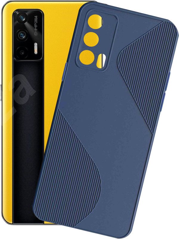 Flipkart SmartBuy Back Cover for realme GT 5G  (Blue, Silicon, Pack of: 1)