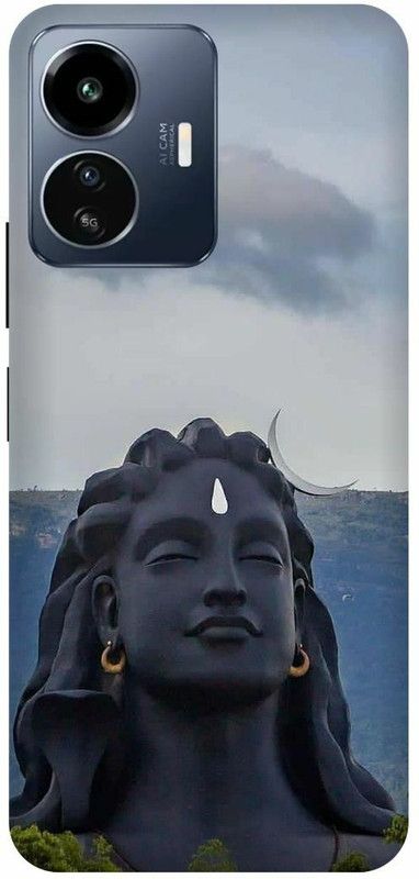 FRONK Back Cover for IQOO Z6 Lite 5G, I2208, ADIYOGI, SHIVA, STATUE, SHIV, JI, MAHADEV, MAHAKAL  (Grey, Hard Case, Pack of: 1)