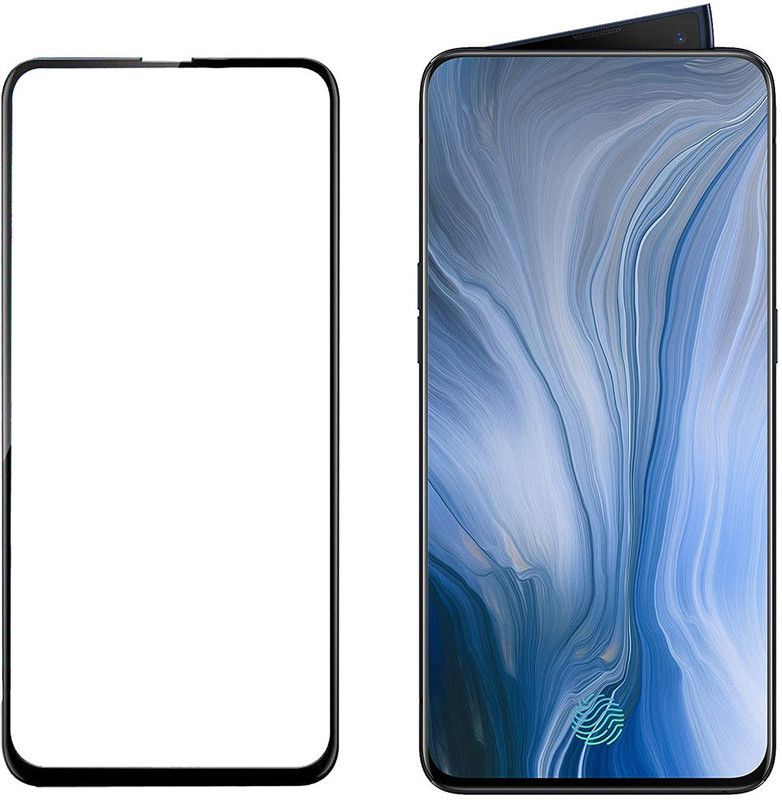 HOBBYTRONICS Edge To Edge Tempered Glass for Oppo Reno, Vivo V15 Pro, Mi K20, Mi K20 Pro  (Pack of 2)