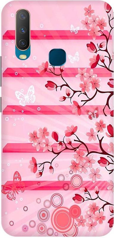 Zaplab Back Cover for Vivo Y15 , 1901, Leaves Fall Nature Printed  (Multicolor, Hard Case, Pack of: 1)