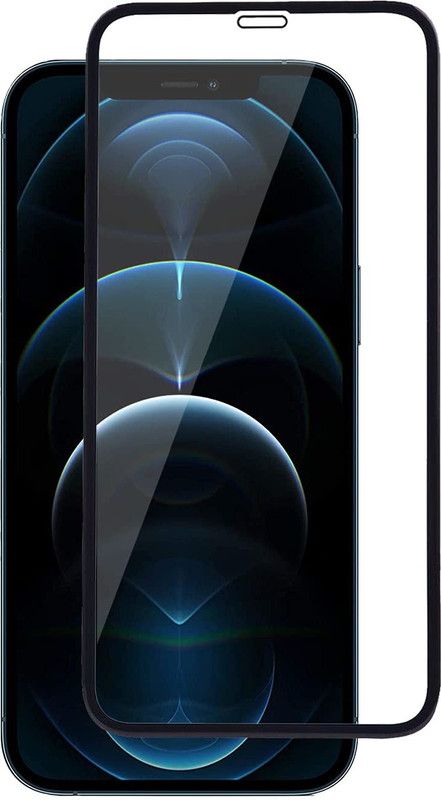 NPROTEK Edge To Edge Tempered Glass for Apple iPhone 12ProMax  (Pack of 1)