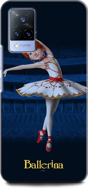 Wall Art Back Cover for Vivo V21(5G) Ballerina, Movies  (Multicolor, Dual Protection, Pack of: 1)