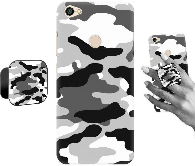COBIERTAS Back Cover for Mi Redmi Y1  (Multicolor, Cases with Holder, Pack of: 2)
