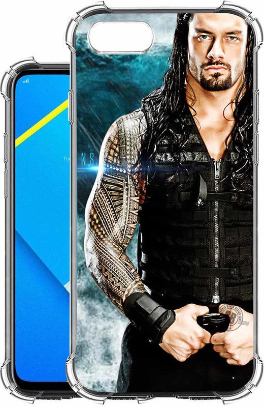 Snazzy Back Cover for realme c2  (Black, Shock Proof, Silicon, Pack of: 1)