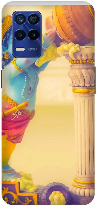 Bluvver Back Cover for Realme 8s 5G , RMX3381, Printed Krishna God Mobile Back Cover  (Multicolor, Hard Case, Pack of: 1)