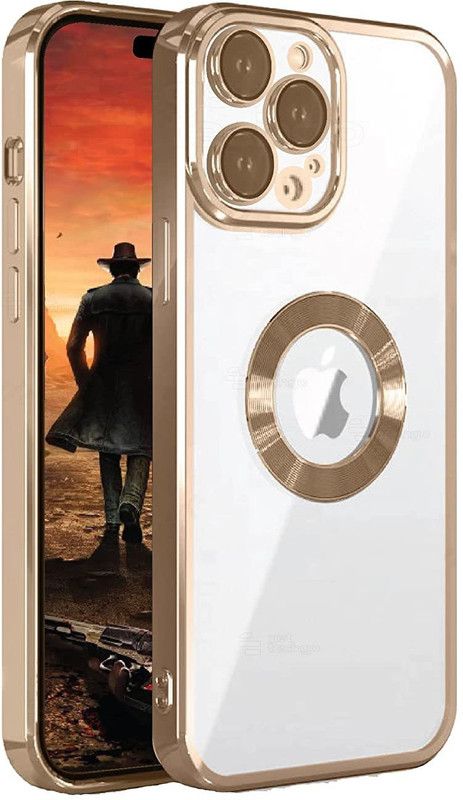 Bonqo Back Cover for Apple iPhone11 Pro Max  (Gold, Dual Protection, Silicon, Pack of: 1)
