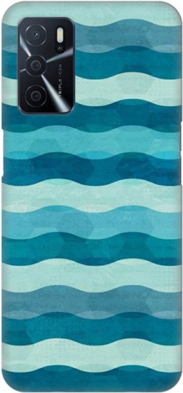 COBIERTAS Back Cover for Oppo A55  (Blue, Hard Case, Pack of: 1)
