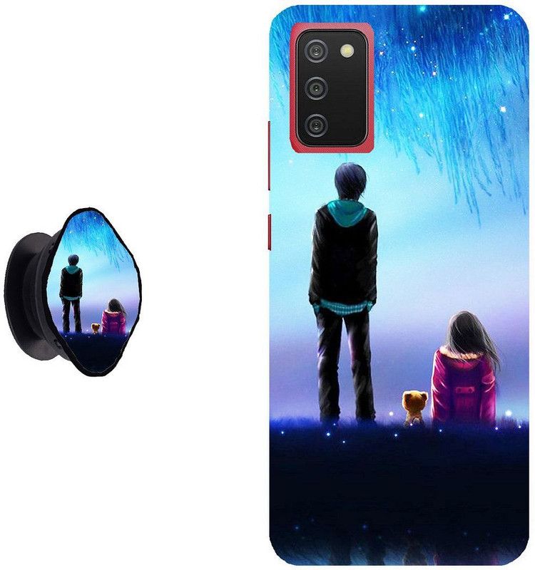 SPBR Back Cover for Samsung Galaxy A03s  (Multicolor, Cases with Holder, Pack of: 2)