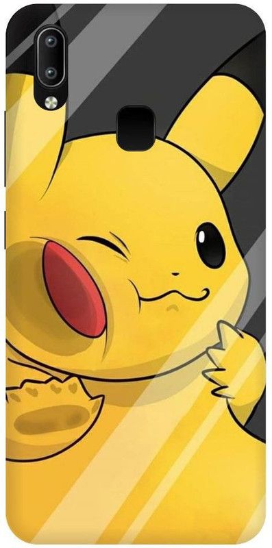 URCHIN Back Cover for Vivo Y93 Pikachu, Cartoon, Pokemon, Cute, Pikachu Pokemon, Love  (Multicolor, Shock Proof, Pack of: 1)