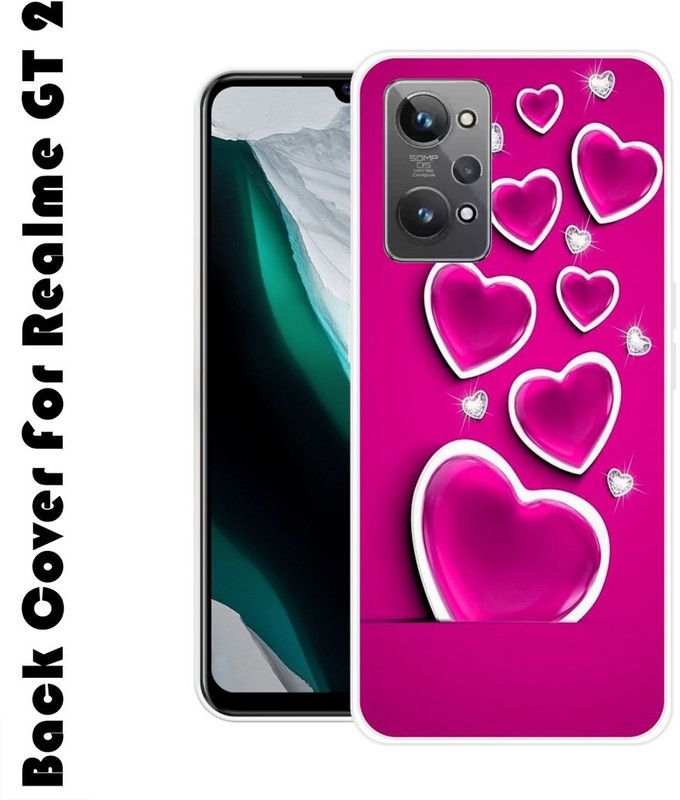 INDIALAND Back Cover for Realme GT 2  (Multicolor, Grip Case, Silicon, Pack of: 1)