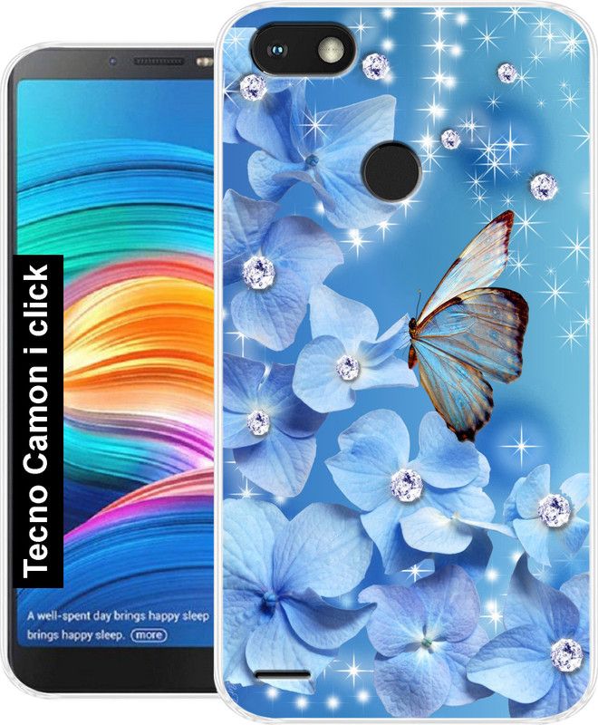 Cooldone Back Cover for Tecno Camon I Click  (Multicolor, Grip Case, Silicon, Pack of: 1)