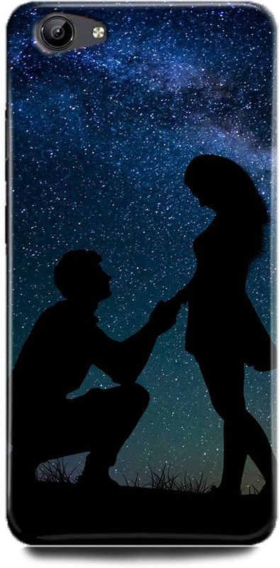 FIKORA Back Cover for Vivo Y71/1724 LOVE COUPLE PRINTED  (Multicolor, Hard Case, Pack of: 1)