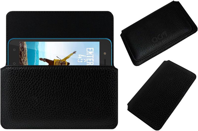 ACM Pouch for Itel A23 Pro Open Version  (Black, Cases with Holder, Pack of: 1)