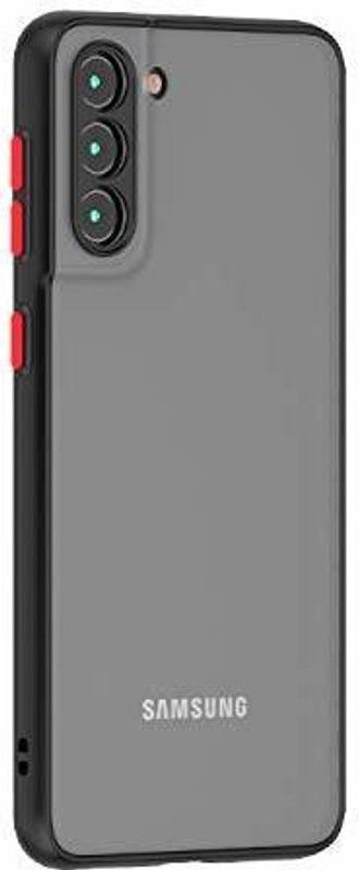 PRK HUB Back Cover for SAMSUNG GALAXY S21  (Black, Matte Finish)