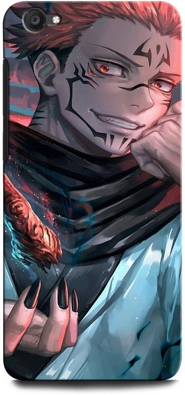 GRAFIQE Back Cover for Vivo Y55/ Vivo Y55S/ Vivo Y55L JUJUTSU KAISEN, ANIME, NARUTO, LOVE, JAPAN ACTOR  (Multicolor, Shock Proof, Pack of: 1)