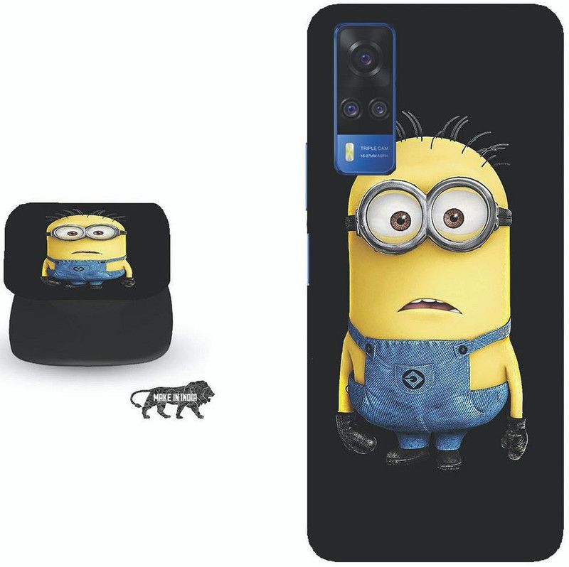 Zappy Back Cover for Vivo Y31  (Multicolor, Cases with Holder)