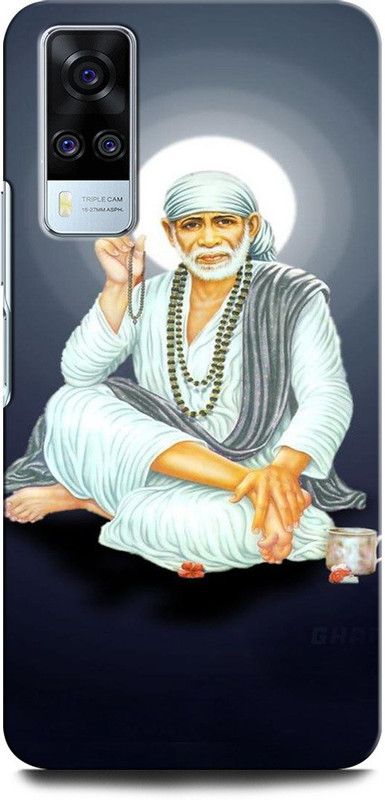 GRAFIQE Back Cover for Vivo Y51 V2030 OM SAI BABA, OM SAI, OM SAI RAM, SAIBABA, GOD  (Multicolor, Shock Proof, Pack of: 1)
