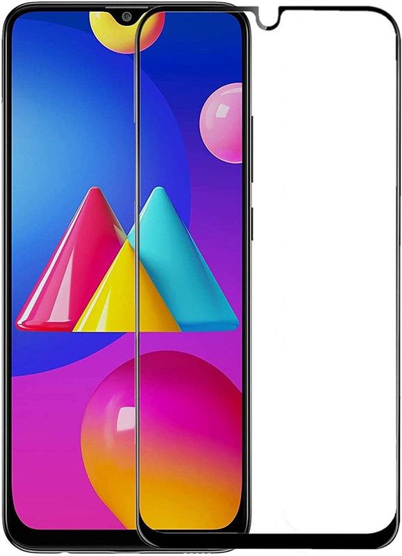 BRIGHTRON Edge To Edge Tempered Glass for Samsung Galaxy M02s, Samsung Galaxy M12  (Pack of 1)