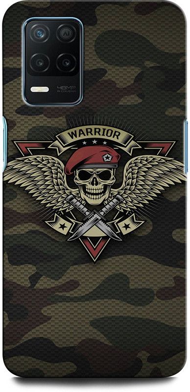 INTELLIZE Back Cover for Realme Narzo 30 5G KAMO SKULL, WARRIOR, INDIAN ARMY, ARMY, CAMO EAGLE  (Multicolor, Hard Case, Pack of: 1)