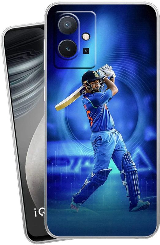 Mitvaa Back Cover for iQoo Z6 5G  (Blue, Silicon, Pack of: 1)