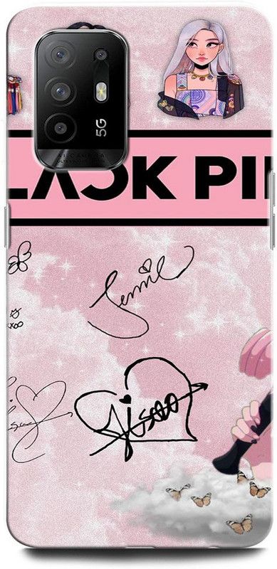 ORBIQE Back Cover for OPPO F19 Pro+ 5G CPH2213 BLACK PINK, SINGER, DANCER, GIRL GROUP, SOUTH KOREA  (Multicolor, Hard Case, Pack of: 1)