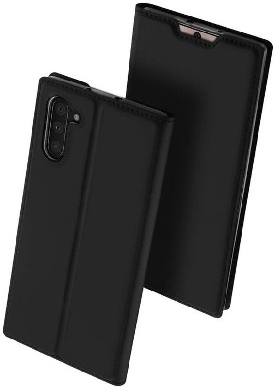 Elica Wallet Case Cover for Samsung Galaxy Note 10 5G  (Black, Shock Proof, Pack of: 1)