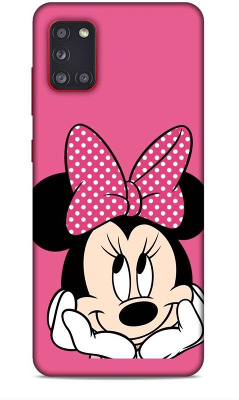 Samsidhi Back Cover for Samsung Galaxy A31  (Pink, Beige, Waterproof)