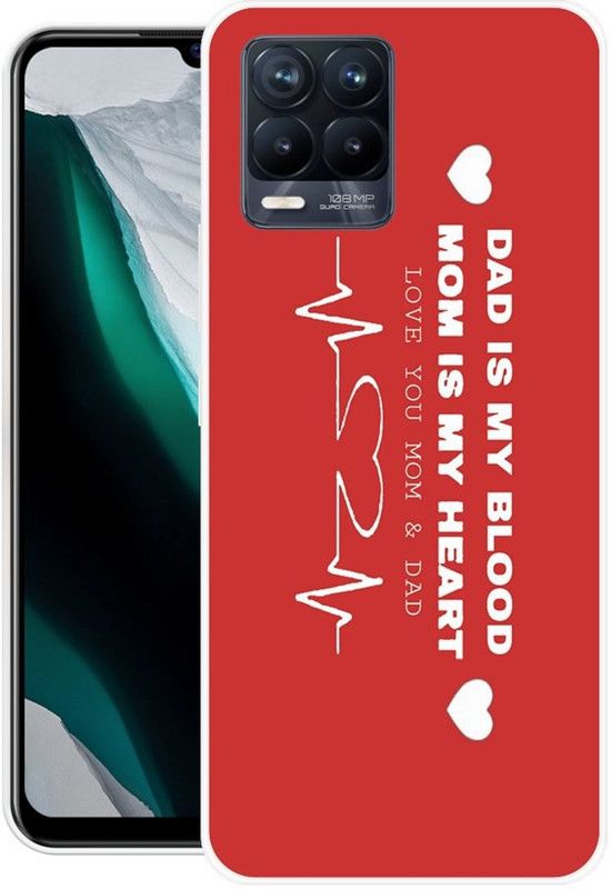 Shivay Mobicase Back Cover for Realme 8 Pro  (Red, Dual Protection, Silicon, Pack of: 1)