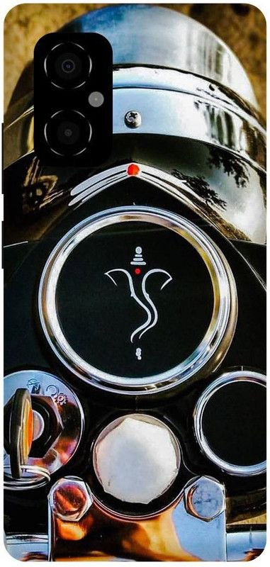 play fast Back Cover for POCO M4 5G, MZB0BRWIN, ROYAL, ENFIELD, BULLET, BIKE, GANESHJI  (Black, Hard Case, Pack of: 1)
