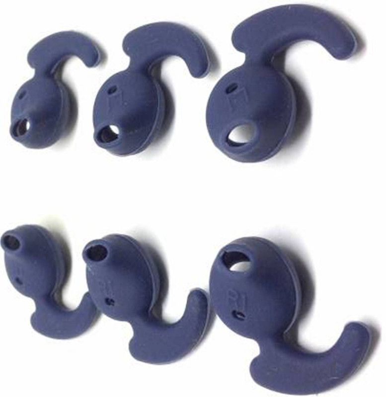 BBS TECH 6 pcs (3 Pair) ear buds In The Ear Headphone Cushion (Pack of 6, Blue) In The Ear Headphone Cushion  (Pack of 6, Blue)