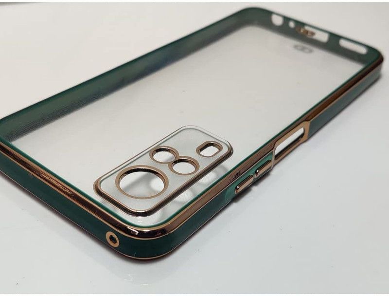 Moonlight Back Cover for vivo y31  (Green, Grip Case, Silicon, Pack of: 1)