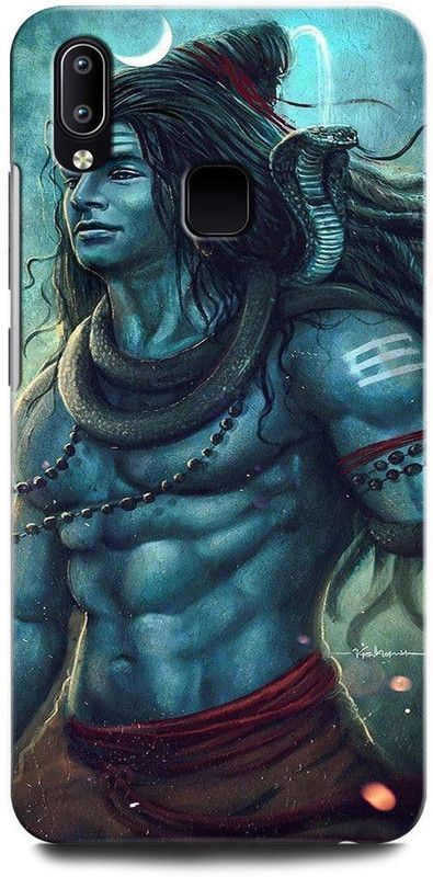 GRAFIQE Back Cover for Vivo Y95 1807/1818 SHIVJI, LORD SHIVA, MAHADEV, BHOLENATH, TRISHUL  (Multicolor, Shock Proof, Pack of: 1)