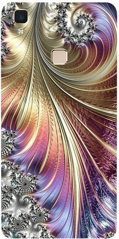 Skyhawk Back Cover for Vivo V3 Max Multicolor Design Image  (Multicolor, Waterproof, Silicon)