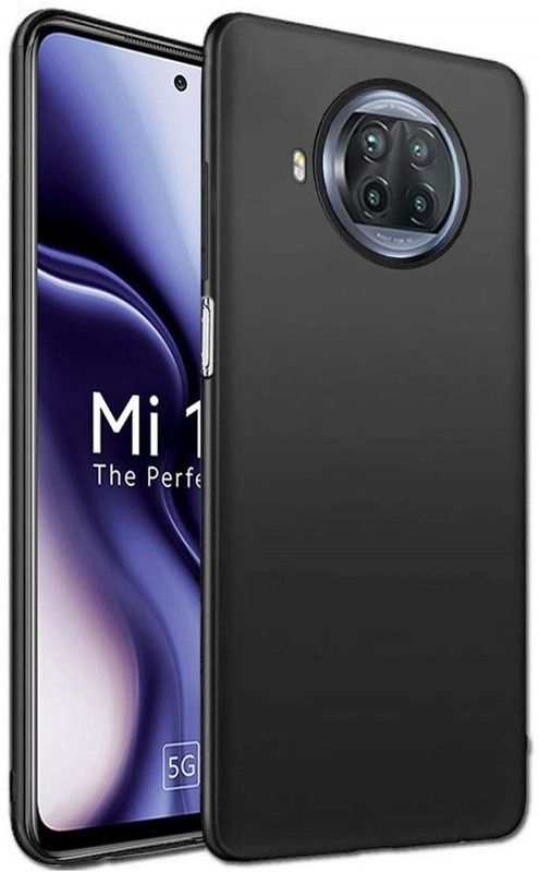 VDAT Back Cover for Mi 10i,Redmi Mi 10i  (Black, Pack of: 1)