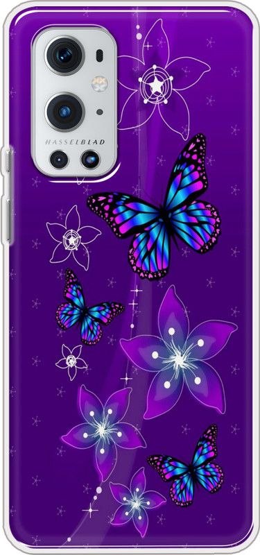 Appcityprint Back Cover for OnePlus 9 Pro  (Purple, Grip Case, Silicon)