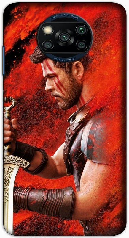 CROKIAN Back Cover for Poco X3 pro Thor Back Cover  (Multicolor, Hard Case, Pack of: 1)