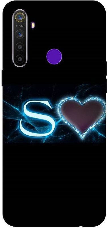 URCHIN Back Cover for Realme 5iS letter, Letter S, S word, S name, S  (Multicolor, Shock Proof, Pack of: 1)