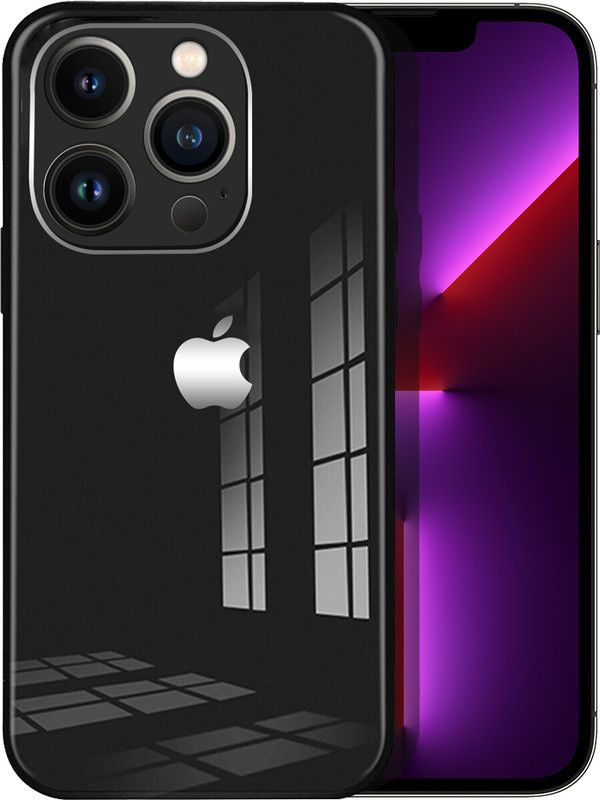 HSRPRO Back Cover for Apple iPhone 13 Pro Max  (Black, Shock Proof, Pack of: 1)