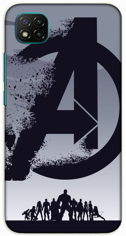 iprinto Back Cover for Poco C3 Avenger Superhero Back Cover  (Blue, Hard Case, Pack of: 1)