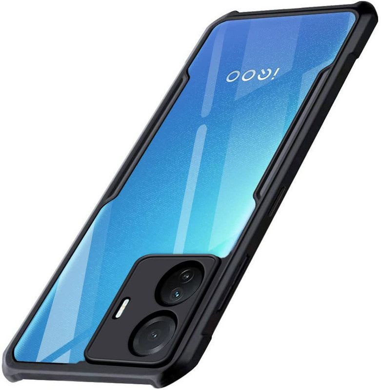 Krish Tech Back Cover for Vivo T1 44W  (Black, Shock Proof, Pack of: 1)