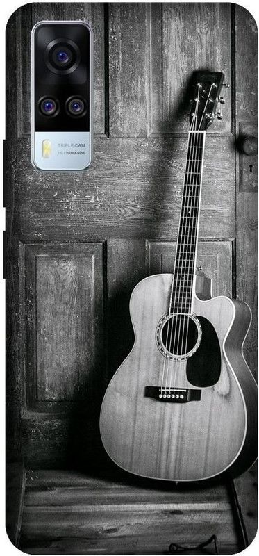URCHIN Back Cover for Vivo Y51 guitar, guitar love, cool, love, music, instuments, black and white  (Multicolor, Shock Proof, Pack of: 1)