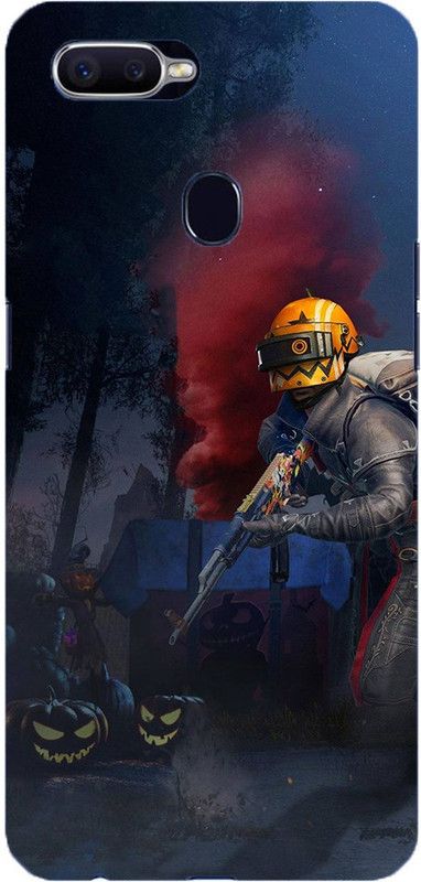 NDCOM Back Cover for OPPO F9 PUBG Printed  (Multicolor, Hard Case, Pack of: 1)