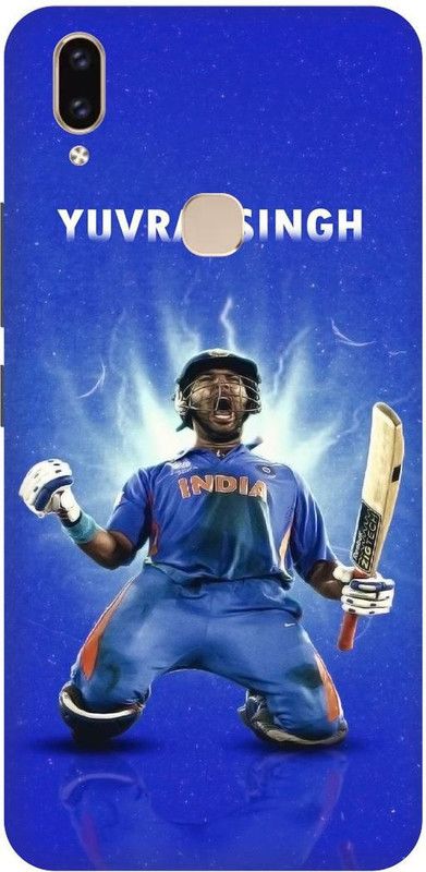 THE NARAYANA COLLECTIONS Back Cover for VIVO V9 PRO-1851-YUVRAJ,SINGH,YUVI,IPL,CRICKETER  (Multicolor, Hard Case, Pack of: 1)