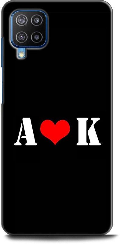 Afterglow Back Cover for SAMSUNG Galaxy F62 A K, A LOVES K, NAME, LETTER, ALPHABET, AK LOVE, HART  (Multicolor, Shock Proof, Pack of: 1)