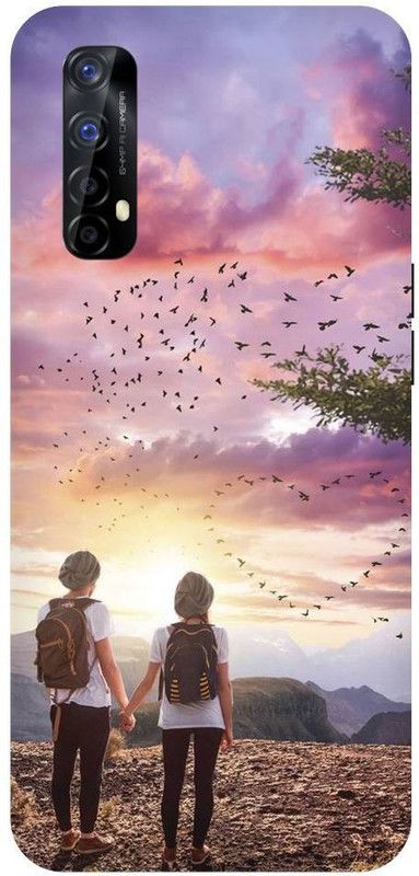 URCHIN Back Cover for Realme 7Anime, Love, Couple, Your Name, Anime couple  (Multicolor, Shock Proof, Pack of: 1)