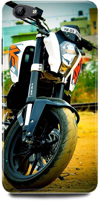 JUGGA Back Cover for vivo Y71i, 1801, KTM, DUKE, BIKE, LOVER  (Yellow, Hard Case, Pack of: 1)