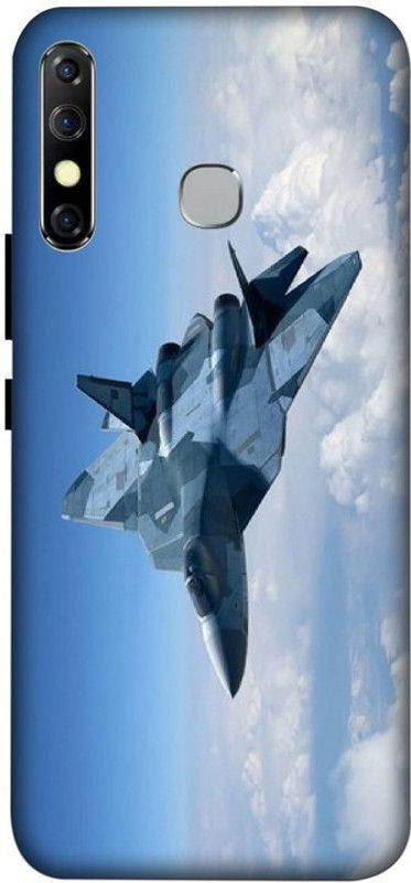 LUCKY MOBI.COM Back Cover for Infinix Hot 8 ( airplane wallpaper) PRINTED BACK COVER  (Multicolor, Waterproof, Pack of: 1)